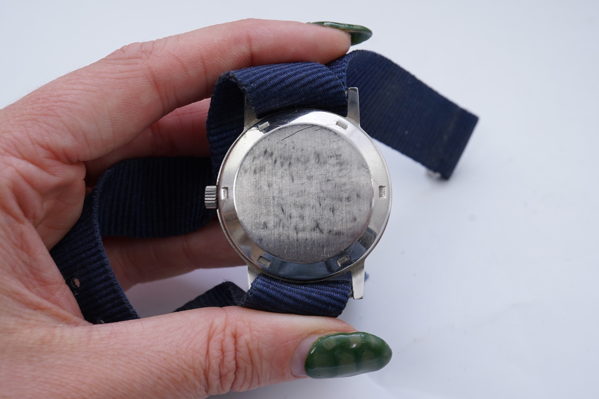 A gentleman's early 1970's stainless steel Omega Automatic wrist watch